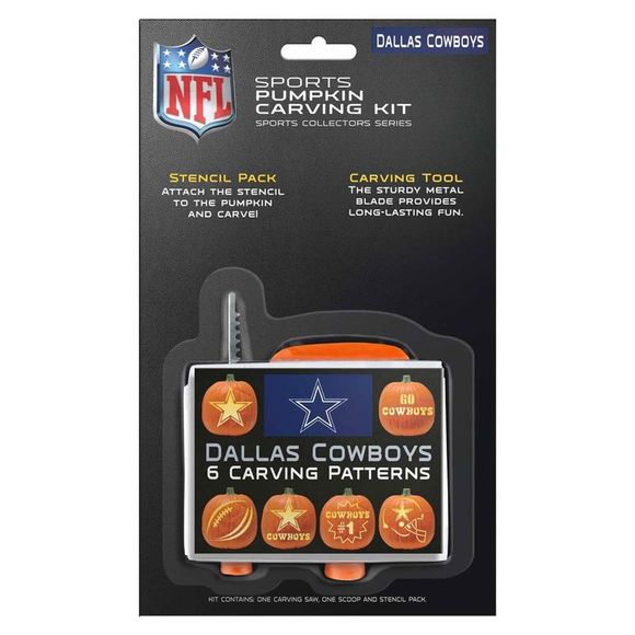 Dallas Cowboys Halloween Pumpkin Carving Kit - Picture 1 of 2